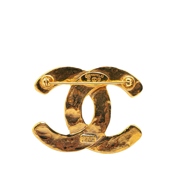 シャネル ヴィンテージ ココマーク ブローチ ゴールド メッキ レディース CHANEL 【中古】