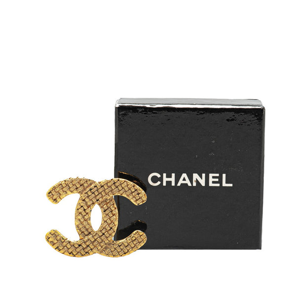シャネル ヴィンテージ ココマーク ブローチ ゴールド メッキ レディース CHANEL 【中古】