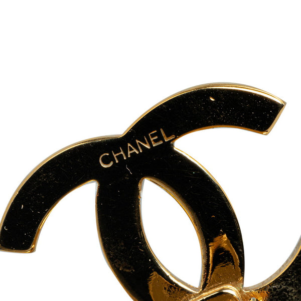 シャネル ココマーク ループ イヤリング ゴールド メッキ レディース CHANEL 【中古】