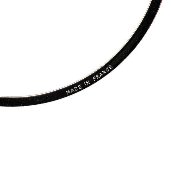 エルメス ケリー カデナ バングル ワインレッド シルバー レザー メタル レディース HERMES 【中古】