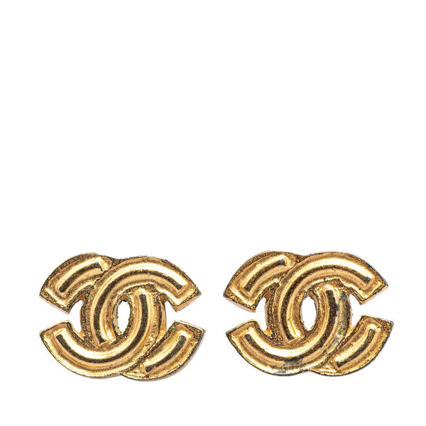 シャネル ココマーク ピアス ゴールド メッキ レディース CHANEL 【中古】