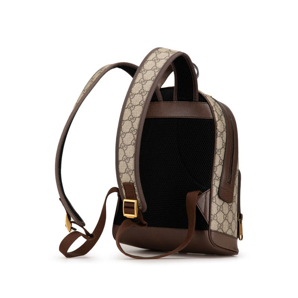 グッチ GGスプリーム オフィディア リュック バックパック 547965 ベージュ ブラウン PVC レザー レディース GUCCI 【中古】