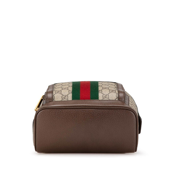 グッチ GGスプリーム オフィディア リュック バックパック 547965 ベージュ ブラウン PVC レザー レディース GUCCI 【中古】
