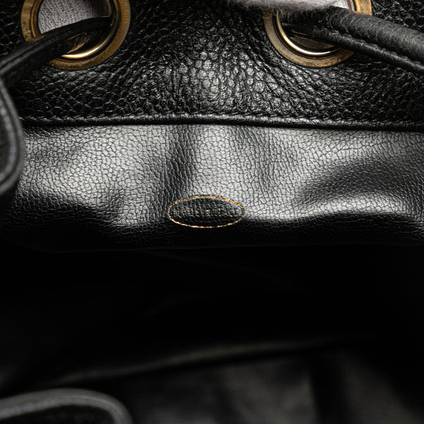 シャネル ココマーク 斜め掛け チェーン ショルダーバッグ ブラック キャビアスキン レディース CHANEL 【中古】