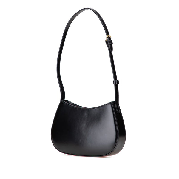 セリーヌ トリオンフ ミディアム ティリー ワンショルダーバッグ ハンドバッグ ブラック レザー レディース CELINE 【中古】