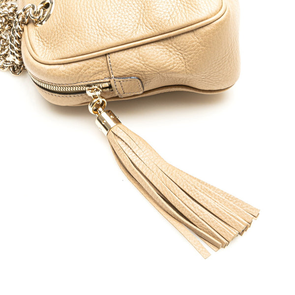 グッチ ソーホー チェーン ワンショルダーバッグ 308983 グレージュ レザー レディース GUCCI 【中古】