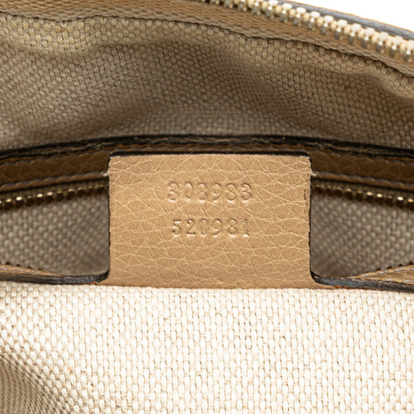 グッチ ソーホー チェーン ワンショルダーバッグ 308983 グレージュ レザー レディース GUCCI 【中古】