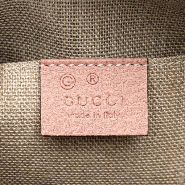 グッチ インターロッキングG ハンドバッグ ショルダーバッグ 2WAY 449661 ピンク レザー レディース GUCCI 【中古】