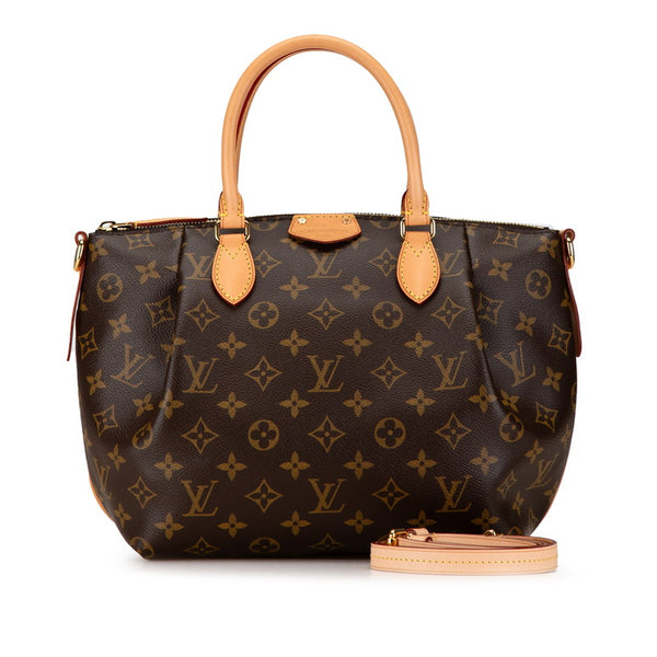 ルイ ヴィトン モノグラム テュレンPM ハンドバッグ ショルダーバッグ 2WAY M48813 ブラウン PVC レザー レディース LOUIS VUITTON 【中古】