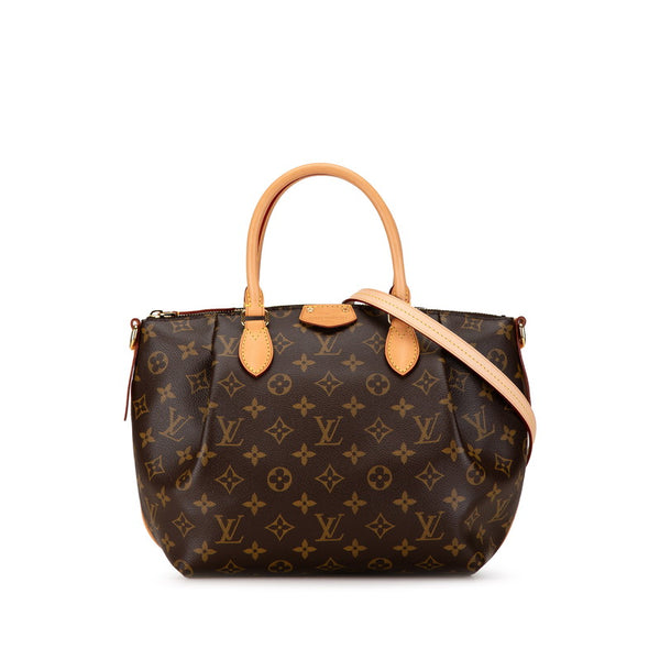 ルイ ヴィトン モノグラム テュレンPM ハンドバッグ ショルダーバッグ 2WAY M48813 ブラウン PVC レザー レディース LOUIS VUITTON 【中古】
