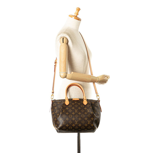 ルイ ヴィトン モノグラム テュレンPM ハンドバッグ ショルダーバッグ 2WAY M48813 ブラウン PVC レザー レディース LOUIS VUITTON 【中古】