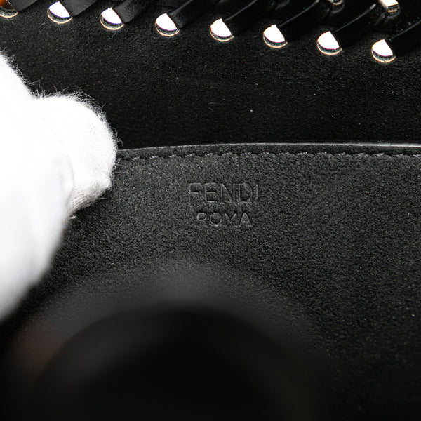 フェンディ サンシャインスモール ハンドバッグ ショルダーバッグ 2WAY 8BH390 ブラック ブラウン レザー レディース FENDI 【中古】