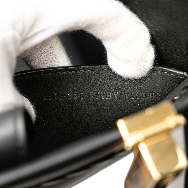フェンディ サンシャインスモール ハンドバッグ ショルダーバッグ 2WAY 8BH390 ブラック ブラウン レザー レディース FENDI 【中古】