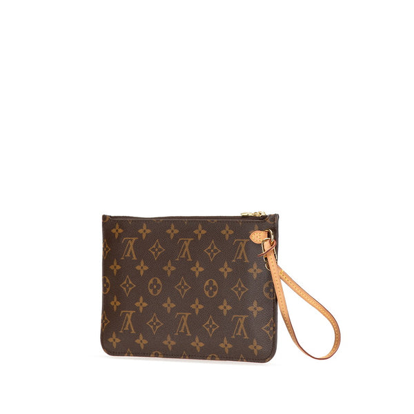 ルイ ヴィトン モノグラム ネヴァーフルMM 付属ポーチ ポーチ M40995 ブラウン PVC レディース LOUIS VUITTON 【中古】
