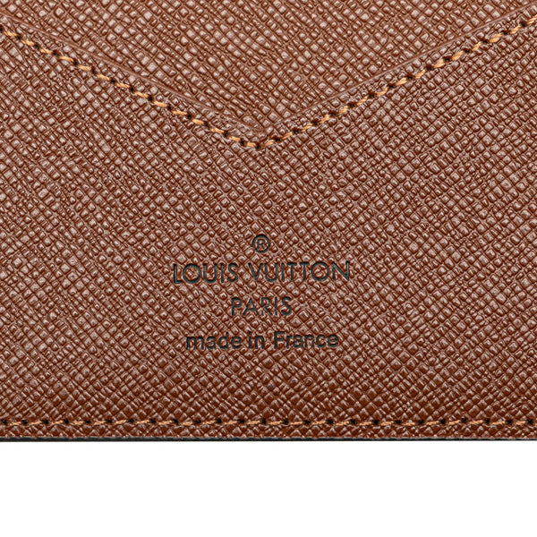 ルイ ヴィトン モノグラム クーヴェルテュール パスポール NM パスポートケース M64502 ブラウン PVC レザー レディース LOUIS VUITTON 【中古】