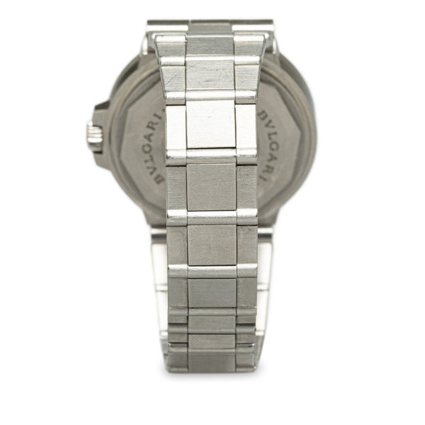 ブルガリ ディアゴノ スポーツ 腕時計 LCV38S 自動巻き ホワイト文字盤 ステンレススチール メンズ BVLGARI 【中古】