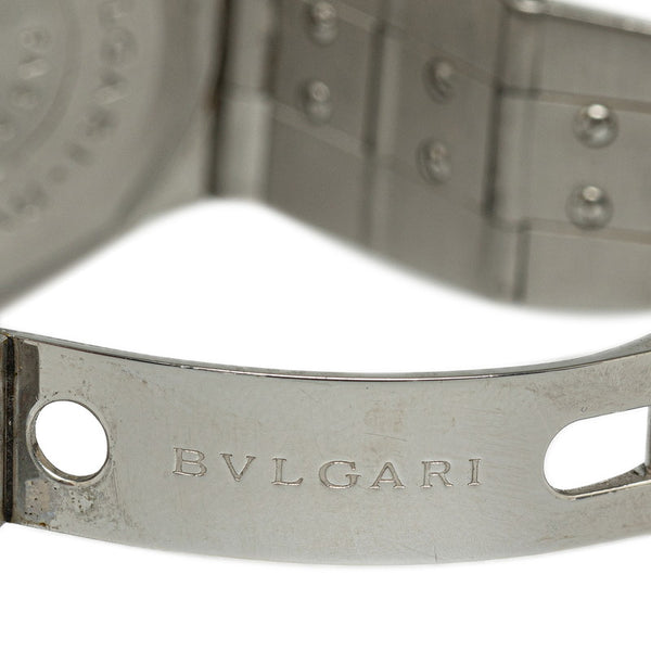 ブルガリ ディアゴノ スポーツ 腕時計 LCV38S 自動巻き ホワイト文字盤 ステンレススチール メンズ BVLGARI 【中古】