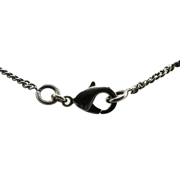 シャネル ココマーク フェイクパール ビジュー ネックレス ブラック メタル レディース CHANEL 【中古】