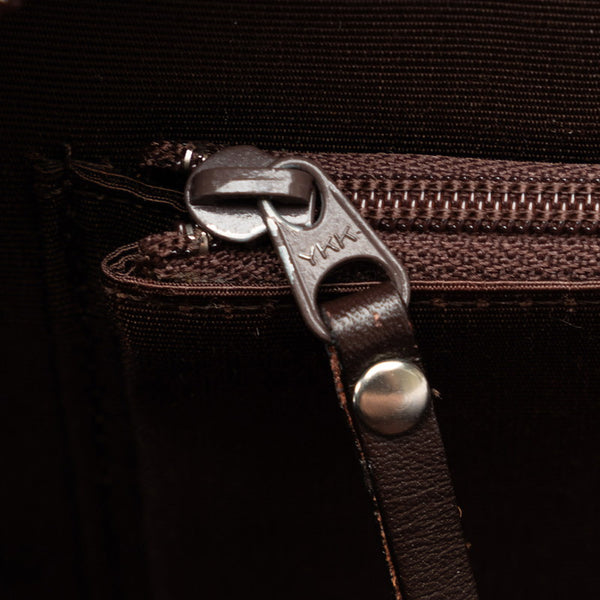 バーバリー シャドーホース ハンドバッグ ブラウン ナイロン レザー レディース BURBERRY 【中古】