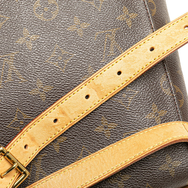 ルイ ヴィトン モノグラム ミュゼット 斜め掛け ショルダーバッグ M51256 ブラウン PVC レザー レディース LOUIS VUITTON 【中古】