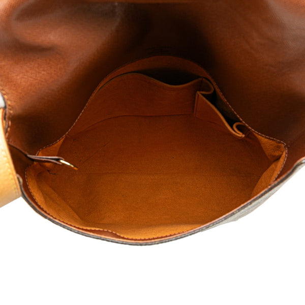ルイ ヴィトン モノグラム ミュゼット 斜め掛け ショルダーバッグ M51256 ブラウン PVC レザー レディース LOUIS VUITTON 【中古】
