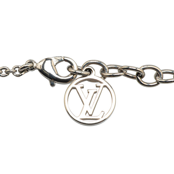 ルイ ヴィトン ブラスレ エセンシャル V ブレスレット M63198 シルバー メタル レディース LOUIS VUITTON 【中古】