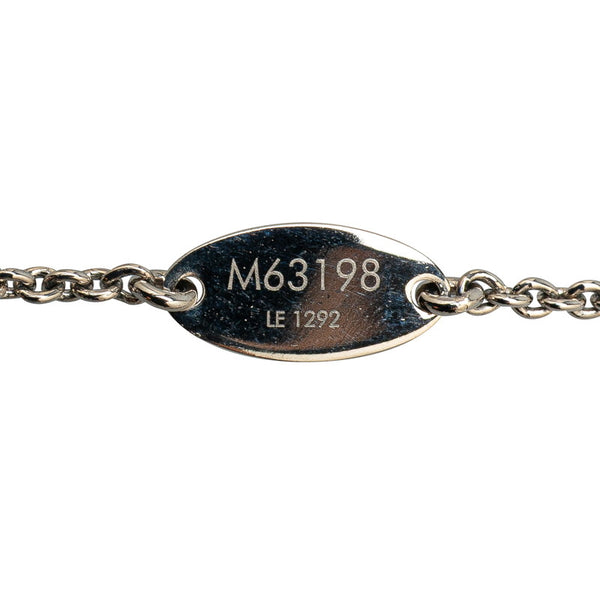 ルイ ヴィトン ブラスレ エセンシャル V ブレスレット M63198 シルバー メタル レディース LOUIS VUITTON 【中古】