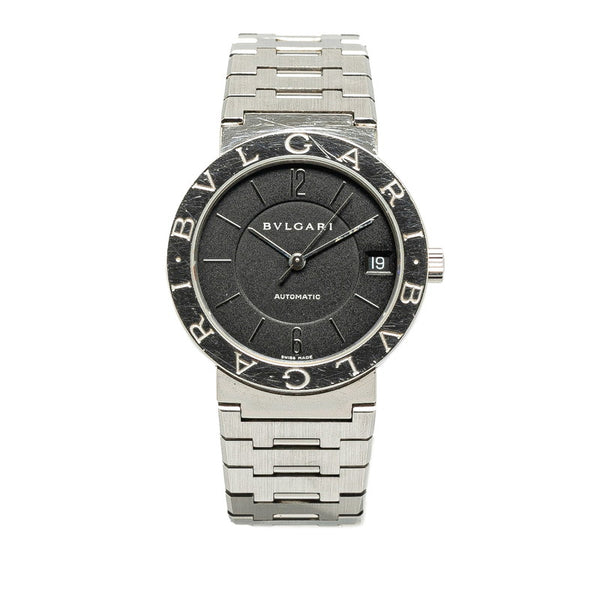 ブルガリ ブルガリブルガリ 腕時計 BB33SS 自動巻き ブラック文字盤 ステンレススチール メンズ BVLGARI 【中古】