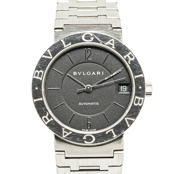 ブルガリ ブルガリブルガリ 腕時計 BB33SS 自動巻き ブラック文字盤 ステンレススチール メンズ BVLGARI 【中古】