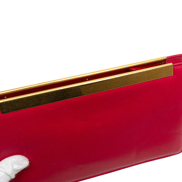 サンローラン クラッチバッグ セカンドバッグ 314527 ピンク レザー レディース SAINT LAURENT 【中古】