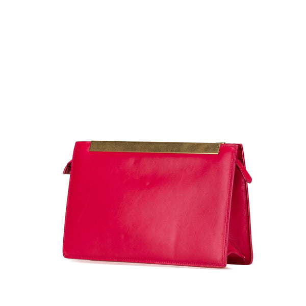 サンローラン クラッチバッグ セカンドバッグ 314527 ピンク レザー レディース SAINT LAURENT 【中古】