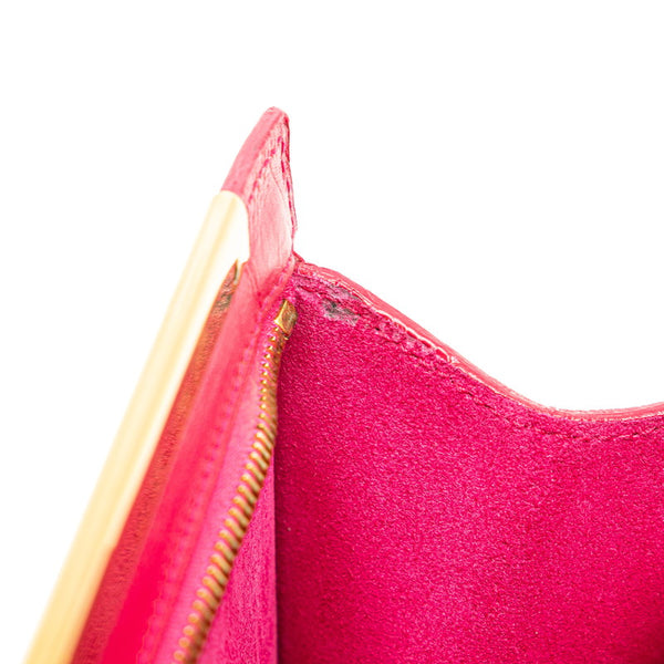 サンローラン クラッチバッグ セカンドバッグ 314527 ピンク レザー レディース SAINT LAURENT 【中古】