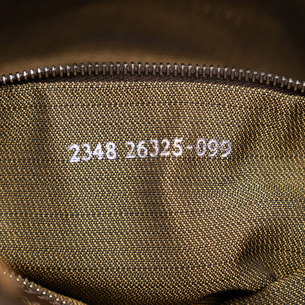 フェンディ ズッカ マンマバケット ワンショルダーバッグ 26325 ブラウン キャンバス レザー レディース FENDI 【中古】