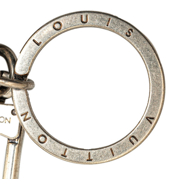 ルイ ヴィトン モノグラム ザ シリウス トラベル キーホルダー バッグチャーム M62717 シルバー メタル レディース LOUIS VUITTON 【中古】