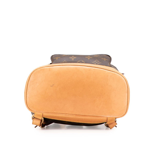 ルイ ヴィトン モノグラム モンスリMM リュック バックパック M51136 ブラウン PVC レザー レディース LOUIS VUITTON 【中古】