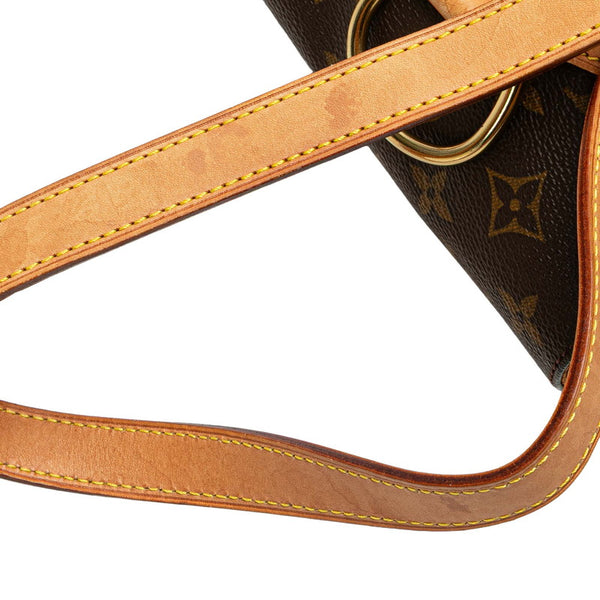 ルイ ヴィトン モノグラム モンスリMM リュック バックパック M51136 ブラウン PVC レザー レディース LOUIS VUITTON 【中古】
