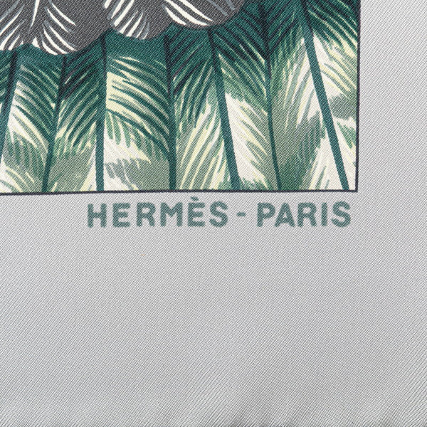 エルメス カレ90 BRAZIL ブラジル スカーフ グレー マルチカラー シルク レディース HERMES 【中古】