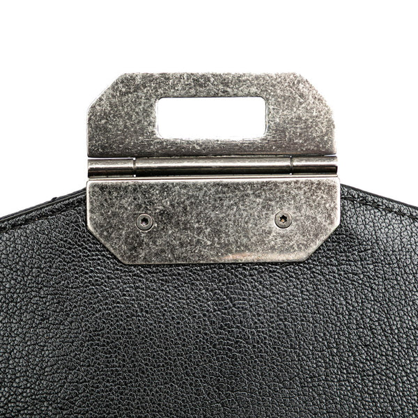 シャネル 2.55 斜め掛け チェーン ショルダーバッグ ブラック ネイビー ゴートスキン レディース CHANEL 【中古】