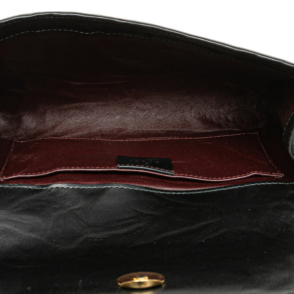 グッチ ズゥミ ハンドバッグ ショルダーバッグ 2WAY 572375 ブラック レザー レディース GUCCI 【中古】