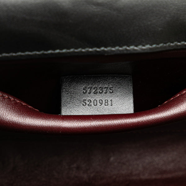 グッチ ズゥミ ハンドバッグ ショルダーバッグ 2WAY 572375 ブラック レザー レディース GUCCI 【中古】