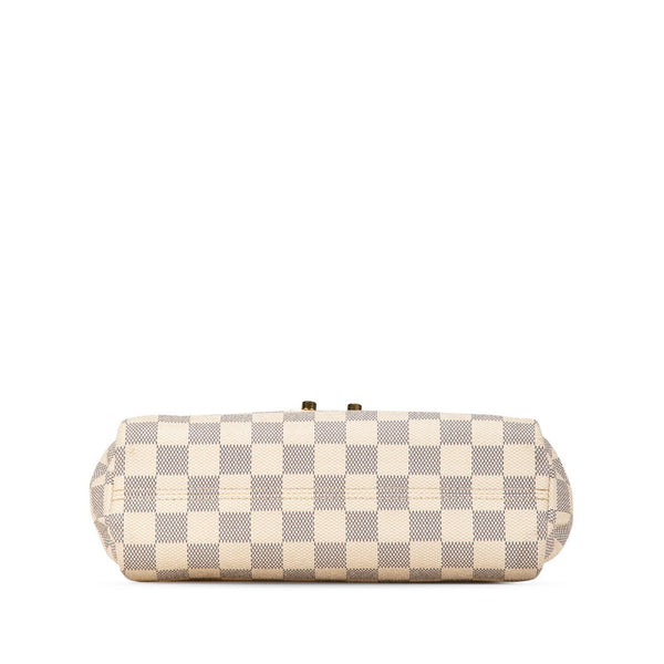 ルイ ヴィトン ダミエ クロワゼット ハンドバッグ ショルダーバッグ 2WAY N41581 ホワイト PVC レザー レディース LOUIS VUITTON 【中古】