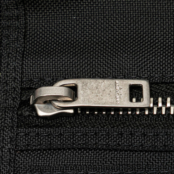 サンローラン ラジオ 総柄 三つ折り財布 586279 ピンク ブラック ナイロン レディース SAINT LAURENT 【中古】