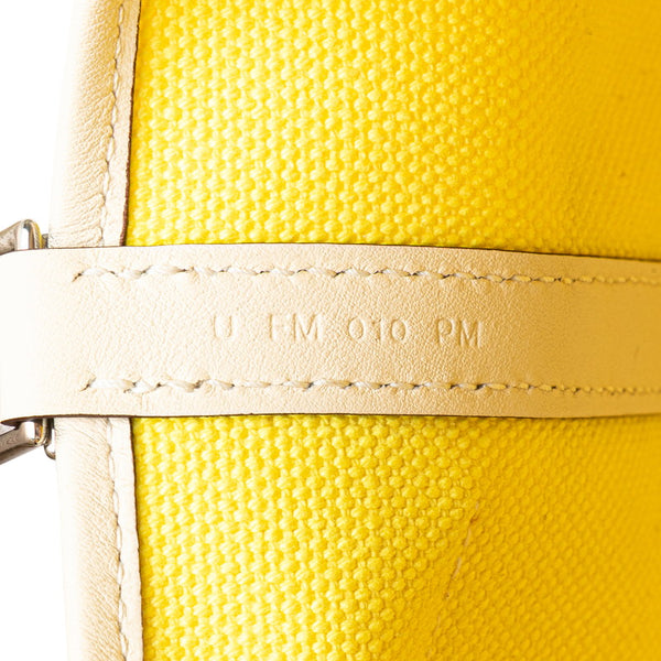 エルメス ピコタンロック カーゴ PM ハンドバッグ ジョーヌシトロン ナタ スイフト トワルゴエラン レディース HERMES 【中古】