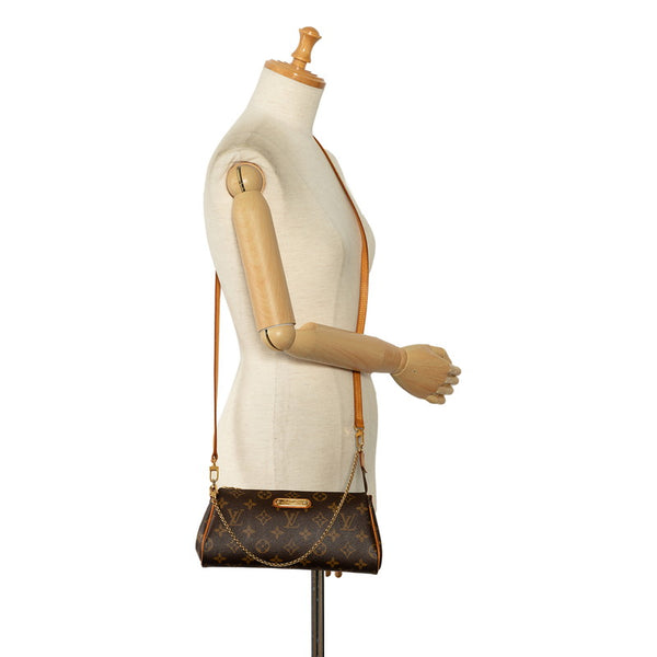 ルイ ヴィトン モノグラム エヴァ ハンドバッグ ショルダーバッグ 2WAY M95567 ブラウン PVC レザー レディース LOUIS VUITTON 【中古】