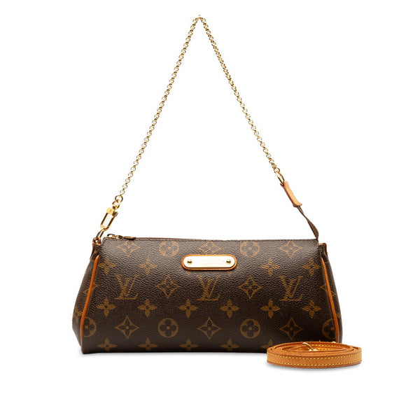 ルイ ヴィトン モノグラム エヴァ ハンドバッグ ショルダーバッグ 2WAY M95567 ブラウン PVC レザー レディース LOUIS VUITTON 【中古】
