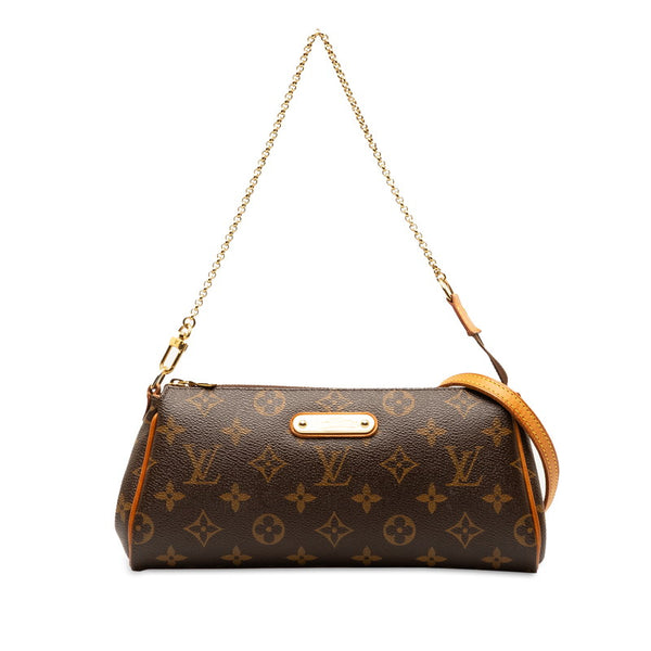 ルイ ヴィトン モノグラム エヴァ ハンドバッグ ショルダーバッグ 2WAY M95567 ブラウン PVC レザー レディース LOUIS VUITTON 【中古】
