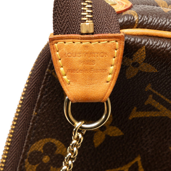 ルイ ヴィトン モノグラム エヴァ ハンドバッグ ショルダーバッグ 2WAY M95567 ブラウン PVC レザー レディース LOUIS VUITTON 【中古】