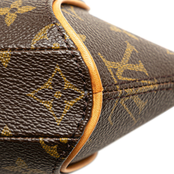 ルイ ヴィトン モノグラム ミニ エリプス ポーチ M51129 ブラウン PVC レザー レディース LOUIS VUITTON 【中古】