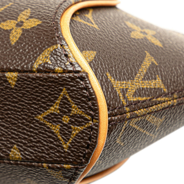 ルイ ヴィトン モノグラム ミニ エリプス ポーチ M51129 ブラウン PVC レザー レディース LOUIS VUITTON 【中古】
