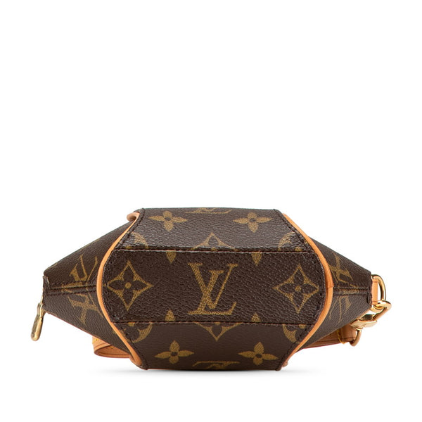 ルイ ヴィトン モノグラム ミニ エリプス ポーチ M51129 ブラウン PVC レザー レディース LOUIS VUITTON 【中古】